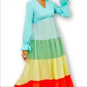 Beautiful rainbow dress